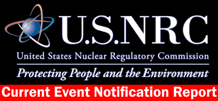 NUCLEAR PLANTS - Current Event Notification Report | NRC