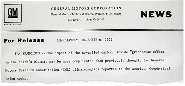 GM, Ford knew about climate change 50 years ago | E&E News Investigation