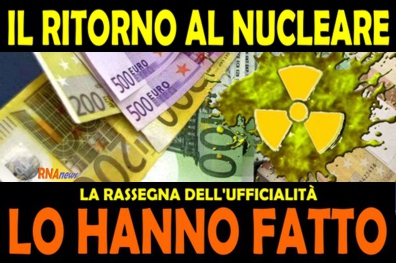 Il ritorno al nucleare in Italia e la scelta (definitiva) del sito di Frascati. Dossier | Fai.Informazione.it