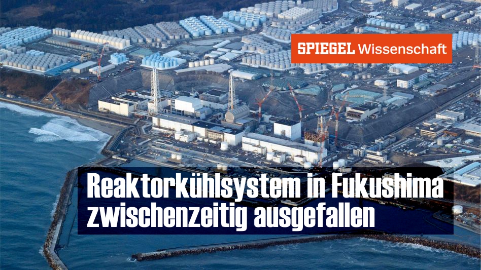 Reaktorkühlsystem in Fukushima zwischenzeitig ausgefallen | SPIEGEL Wissenschaft