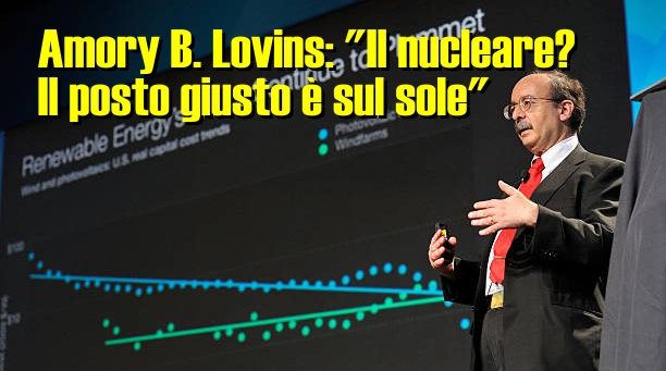 La ricetta di Lovins per risparmiare energia. "Il nucleare? Il posto giusto è sul sole" | La Repubblica Ita + Eng Sources